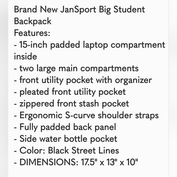 Jansport backpack - Picture 8 of 8